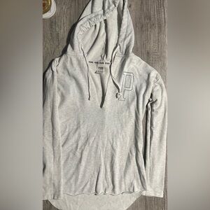 PINK Victoria’s Secret Gray V-Neck hoodie size XS
